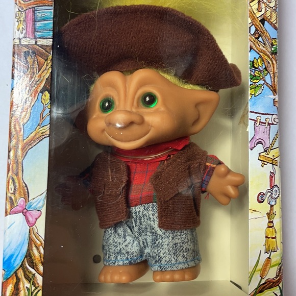 Vintage Treasure Troll Sealed In Box 1990 Cowboy Troll Treasure Trolls Wishstone - Picture 8 of 11